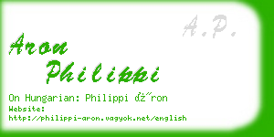 aron philippi business card